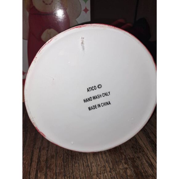 Vintage 2003 Atico Mary Bright Holiday Home Hand-Painted Angel Cookie Jar 10" - Picture 8 of 9